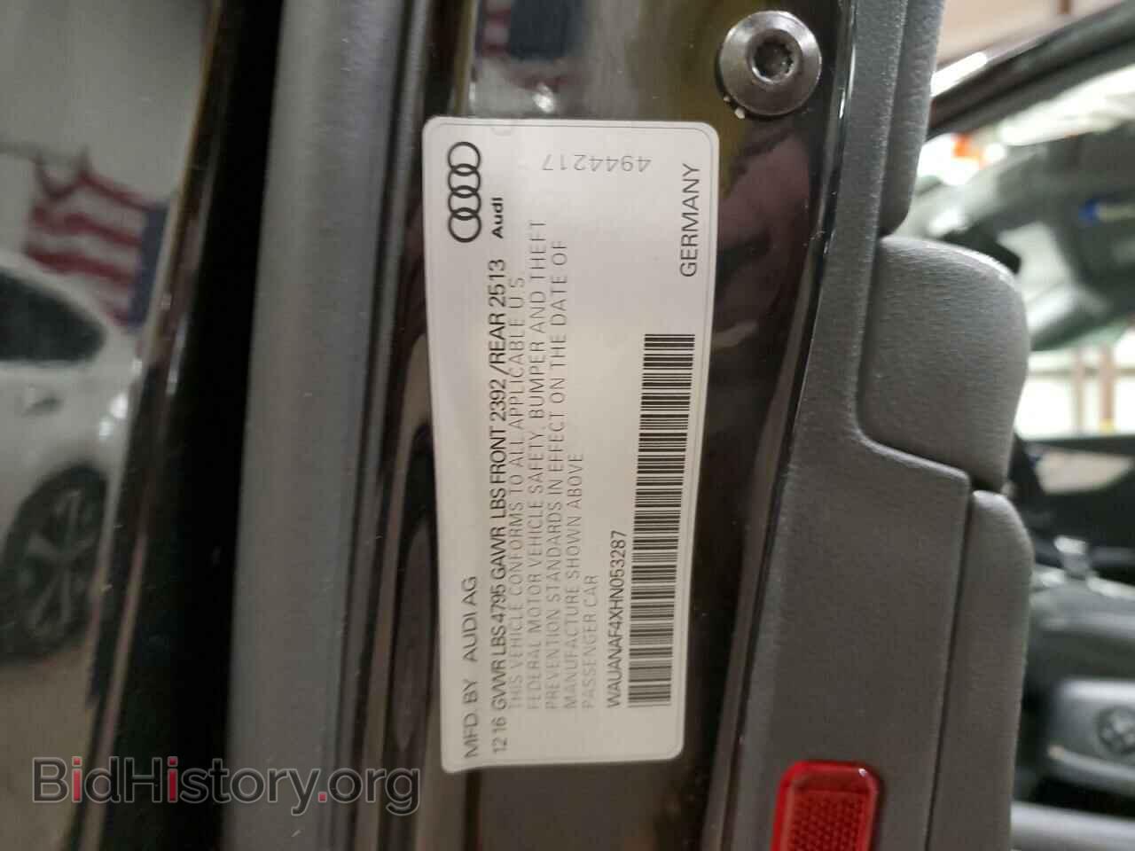 2017 AUDI A4 - VIN: WAUANAF4XHN053287 - Photo 12