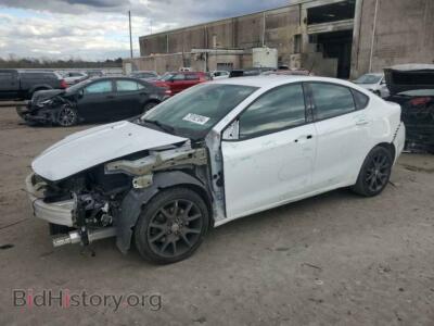 2015 Dodge DART SE, white — VIN 1C3CDFAA8FD434331, Copart