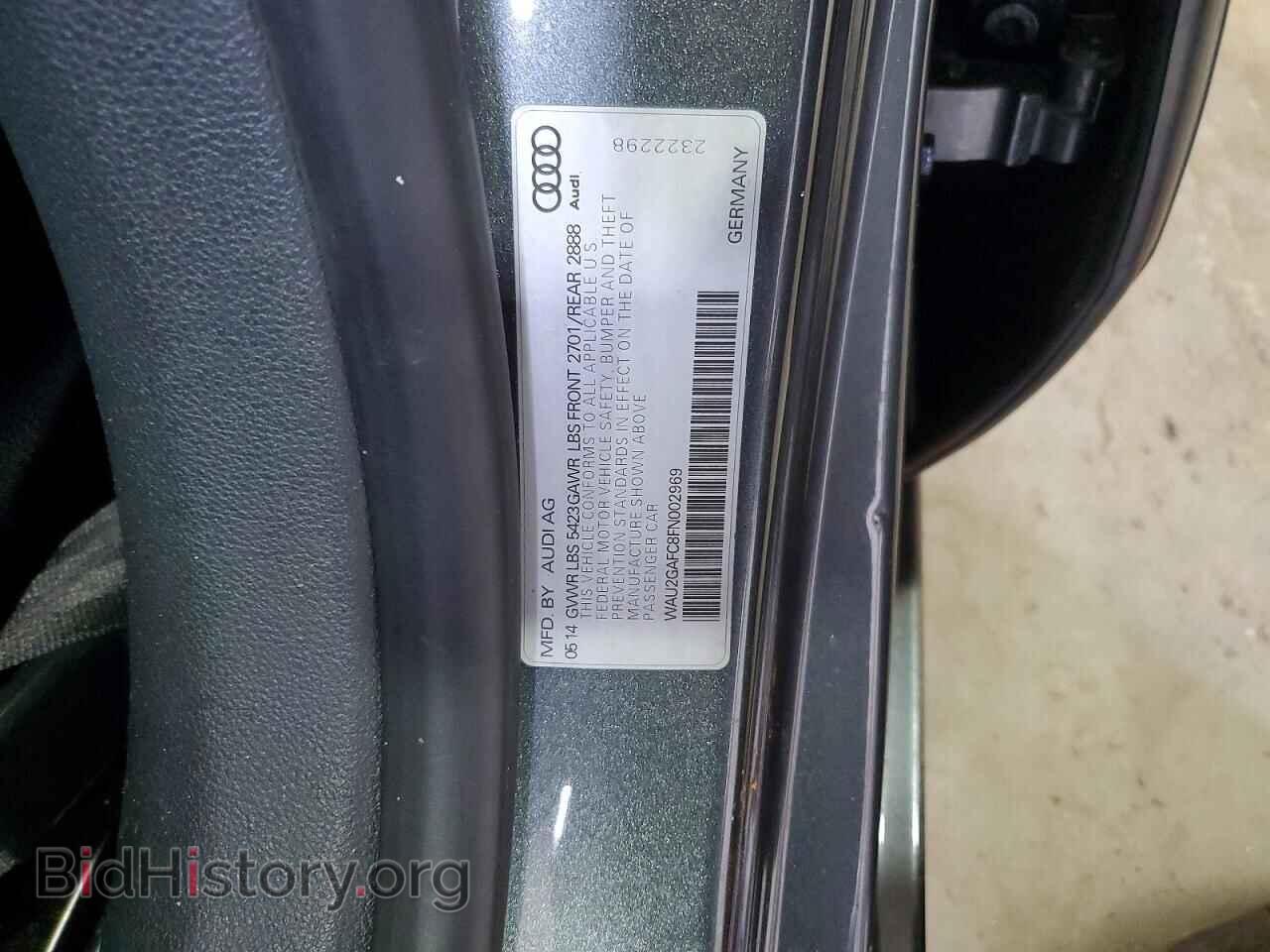 2015 AUDI A7 - VIN: WAU2GAFC8FN002969 - Фото 12