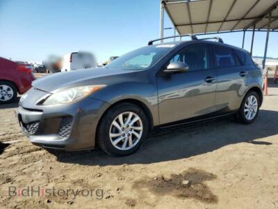 2012 Mazda 3 I, серый — VIN JM1BL1L80C1623723, Copart