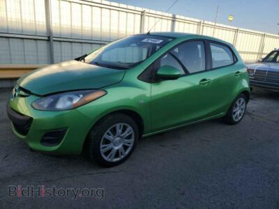 2011 Mazda 2 MAZDA2, зеленый — VIN JM1DE1HY1B0100601, Copart