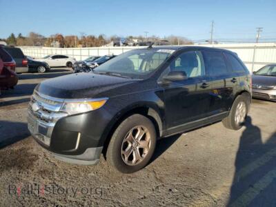 2012 Ford EDGE SEL, black — VIN 2FMDK4JC7CBA01169, Copart