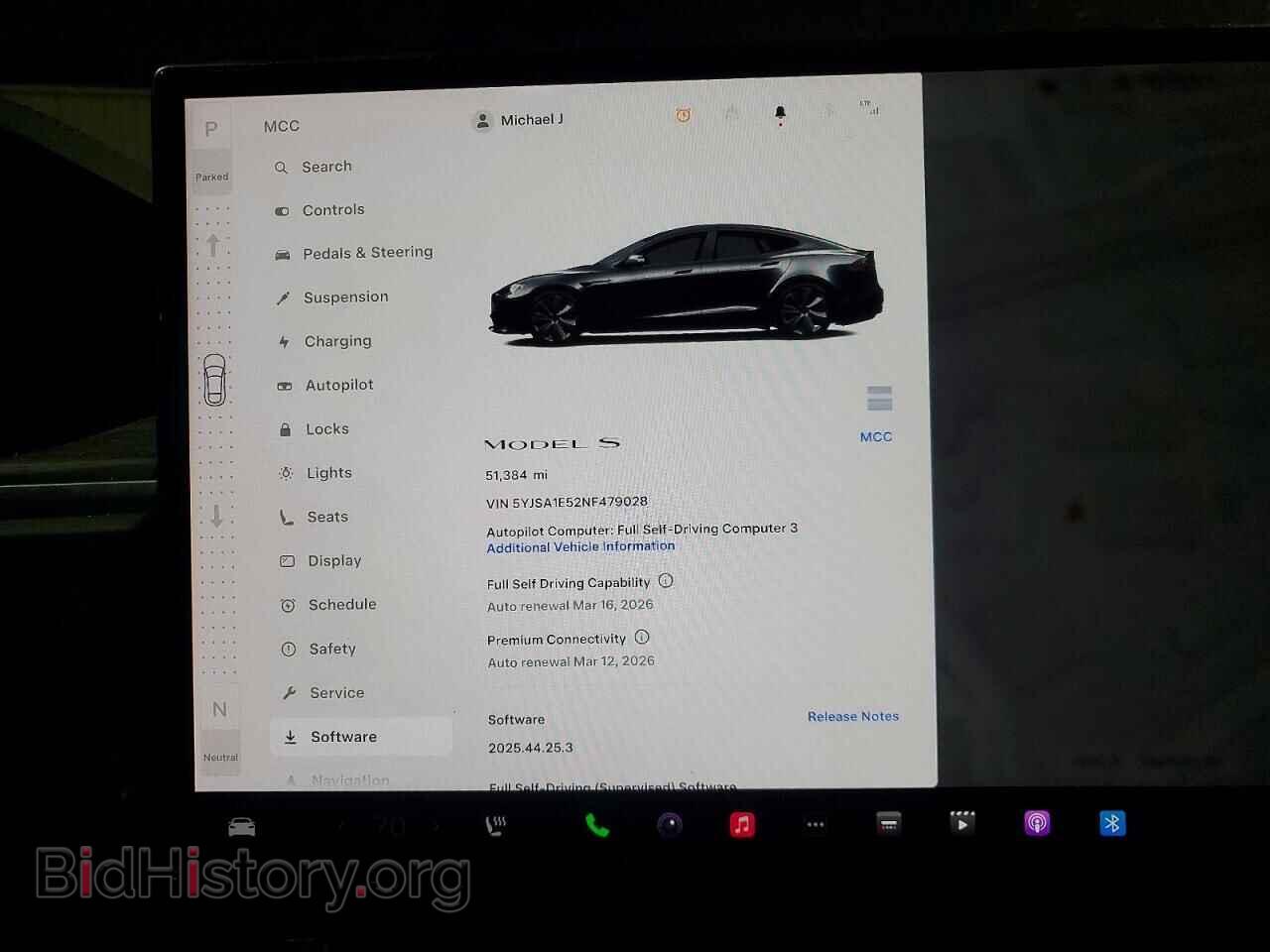 2022 TESLA MODEL S - VIN: 5YJSA1E52NF479028 - Photo 9