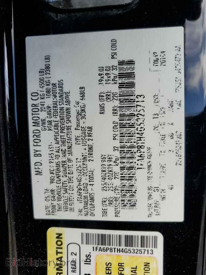 2016 FORD ALL Models - VIN: 1FA6P8TH4G5325713 - Фото 12