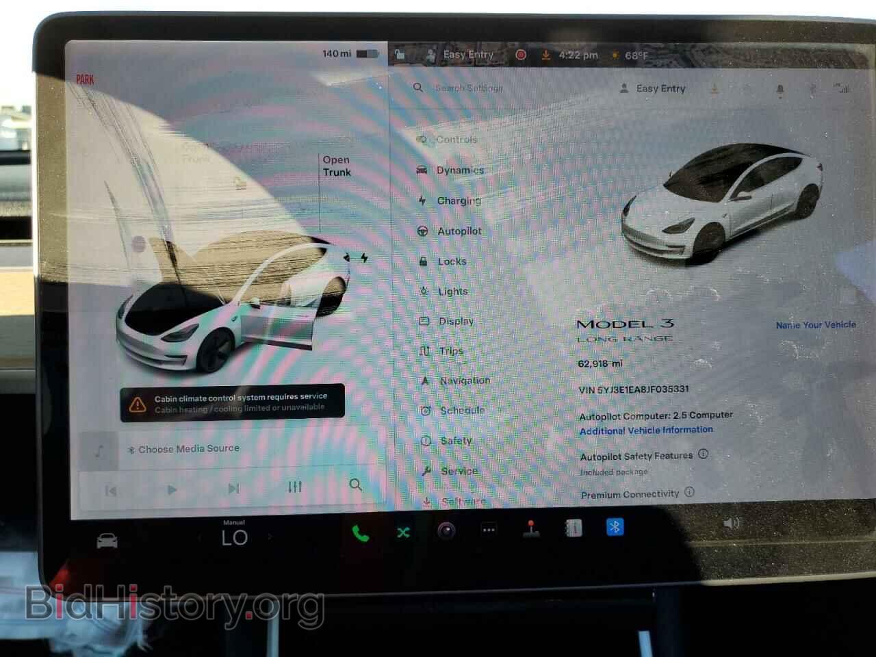 2018 TESLA MODEL 3 - VIN: 5YJ3E1EA8JF035331 - Фото 9