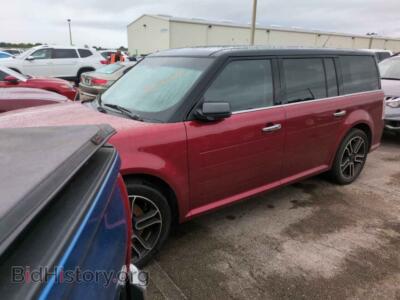 2014 Ford FLEX LIMITED, красный — VIN 2FMGK5D86EBD16106, Copart