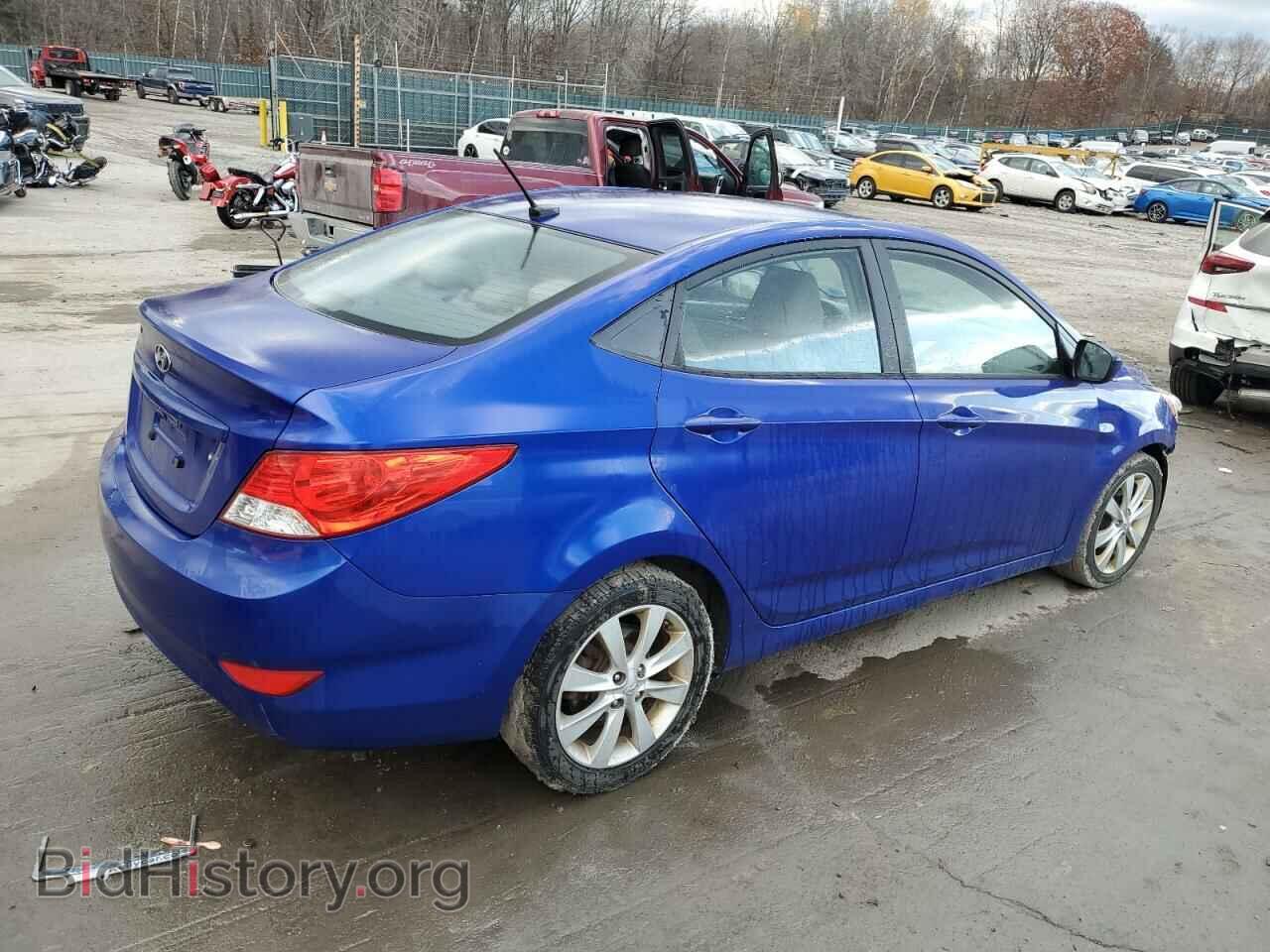 2012 HYUNDAI ACCENT - VIN: KMHCU4AE5CU235652 - Фото 3