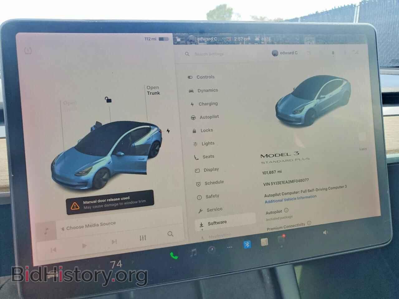 2021 TESLA MODEL 3 - VIN: 5YJ3E1EA2MF048077 - Фото 9