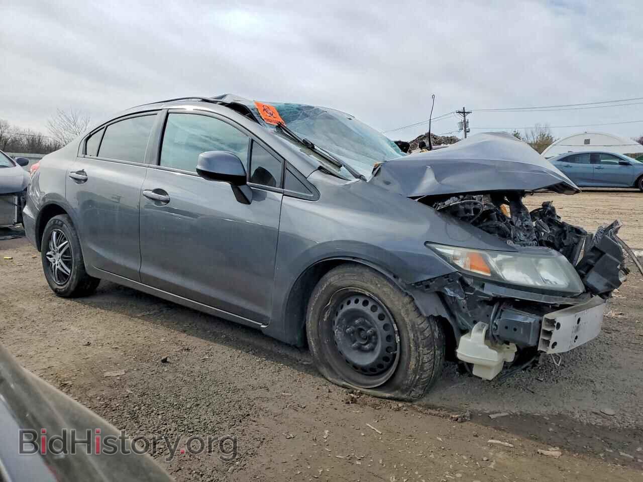 2013 HONDA CIVIC - VIN: 2HGFB2F57DH581700 - Фото 4