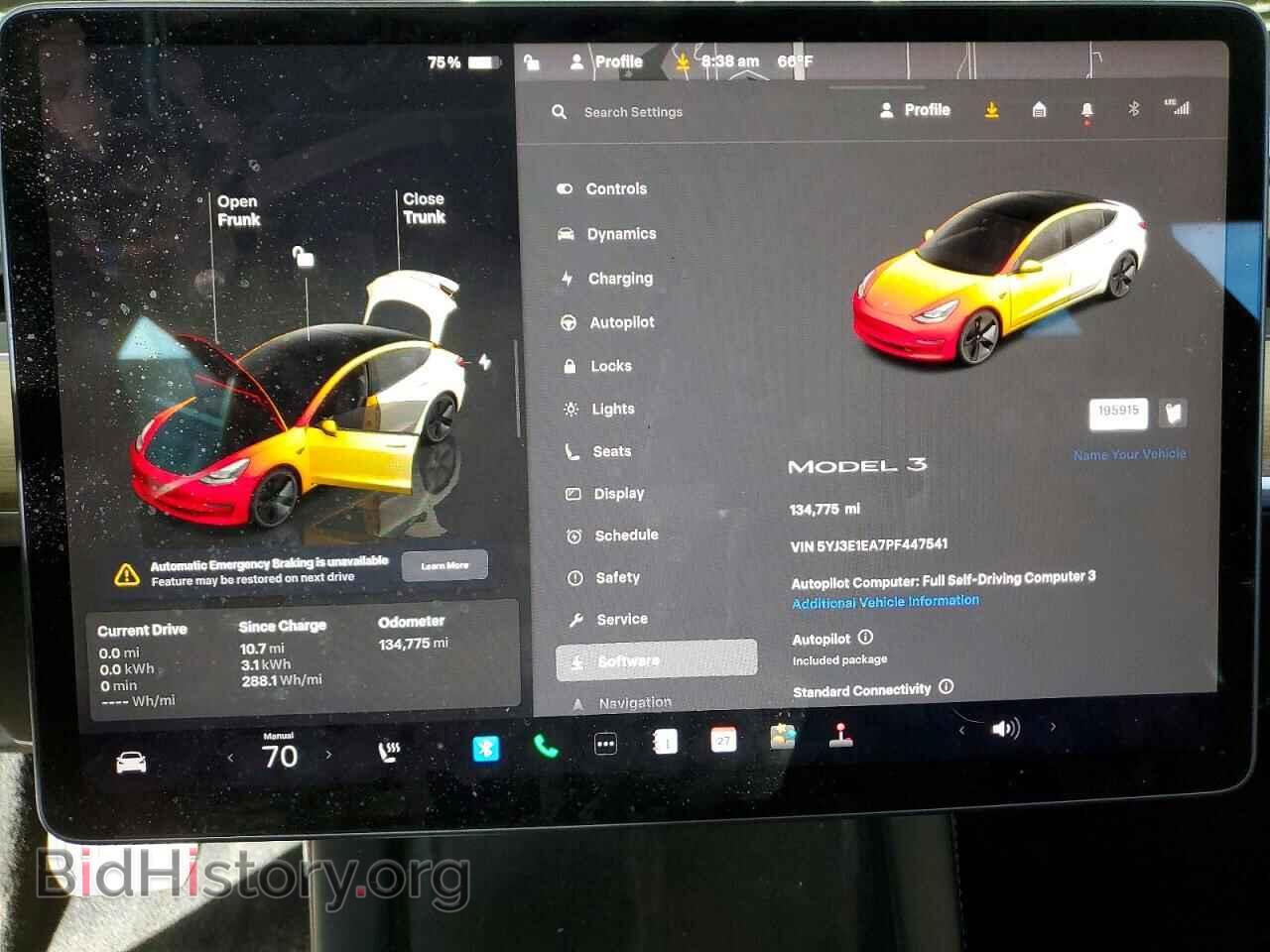 2023 TESLA MODEL 3 - VIN: 5YJ3E1EA7PF447541 - Photo 9
