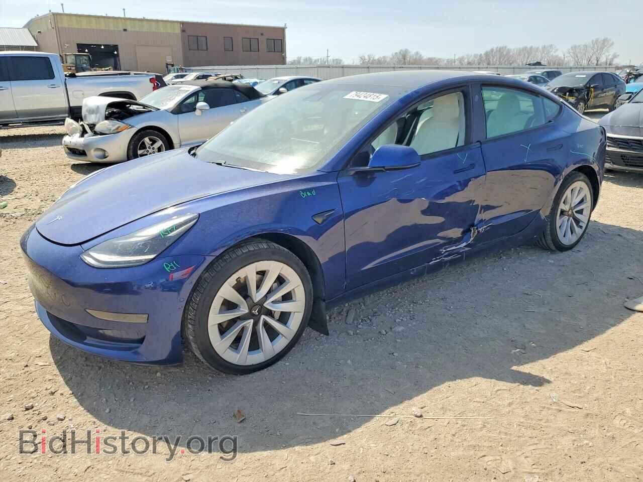 Фотография 5YJ3E1EA2MF978562 - TESLA MODEL 3 2021