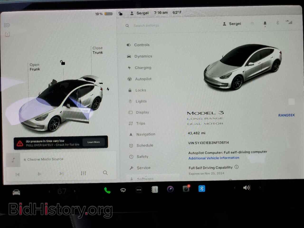 2022 TESLA MODEL 3 - VIN: 5YJ3E1EB3NF136114 - Фото 9