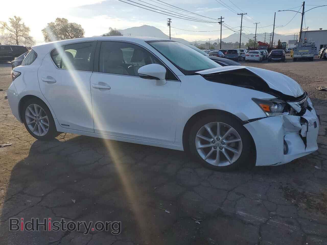 2012 LEXUS CT 200 - VIN: JTHKD5BH6C2121202 - Фото 4