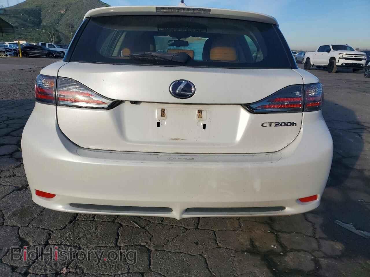 2012 LEXUS CT 200 - VIN: JTHKD5BH6C2121202 - Фото 6