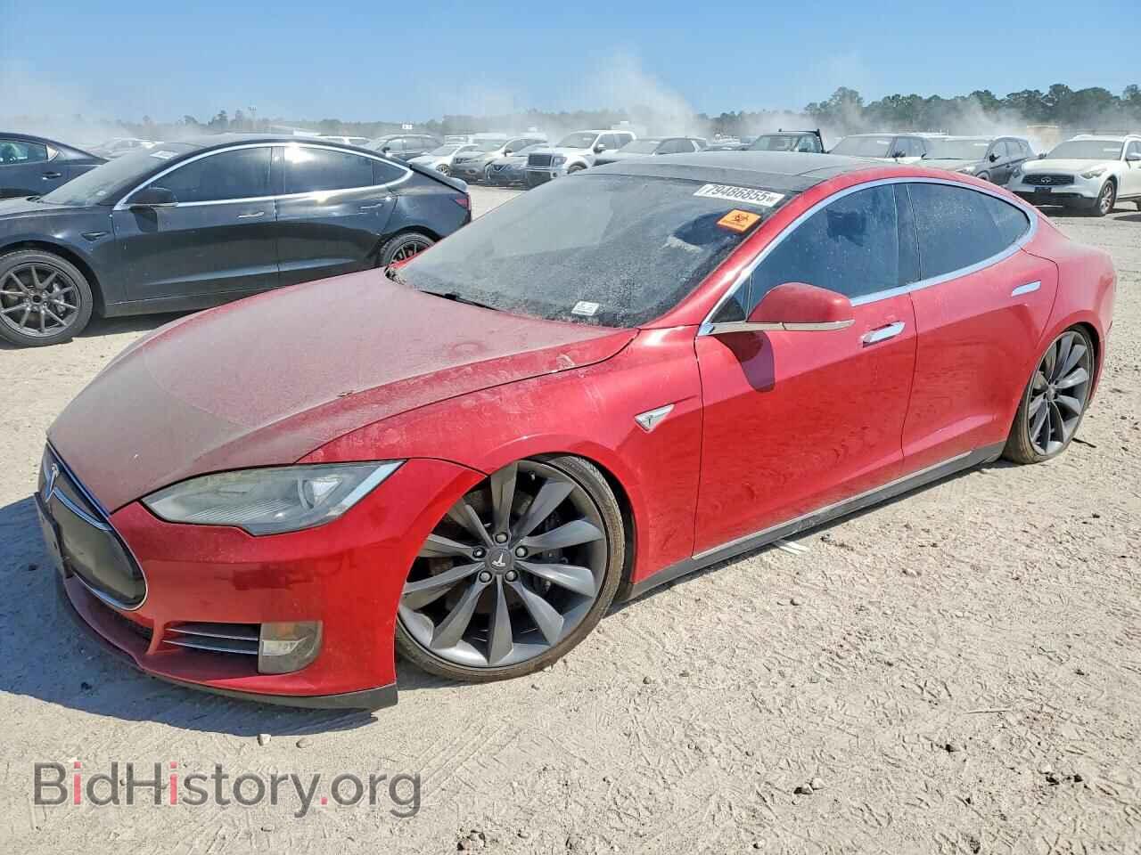 Фотография 5YJSA1DP4DFP15857 - TESLA MODEL S 2013
