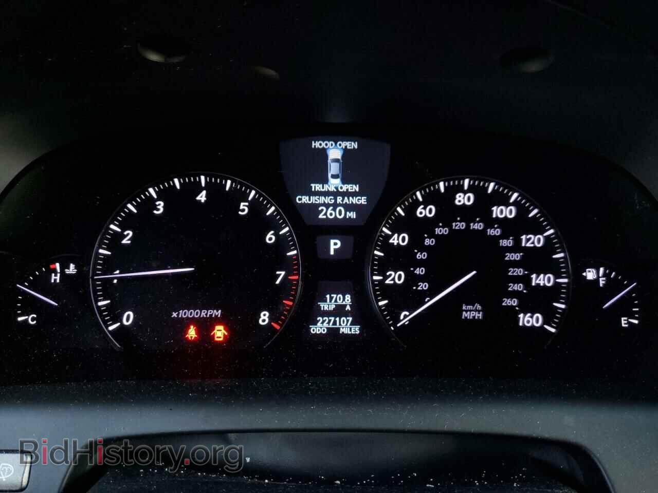 2007 LEXUS LS460 - VIN: JTHBL46F275045715 - Фото 9