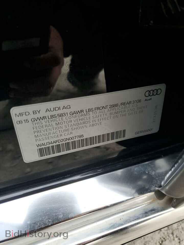 2016 AUDI A8 - VIN: WAU34AFD2GN007785 - Фото 12