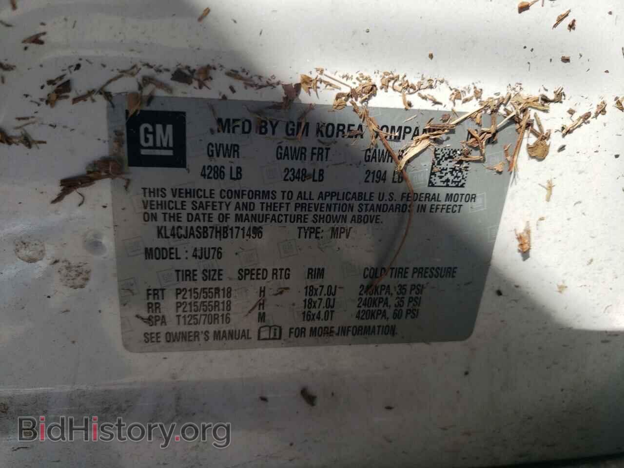 2017 BUICK ENCORE - VIN: KL4CJASB7HB171496 - Фото 13