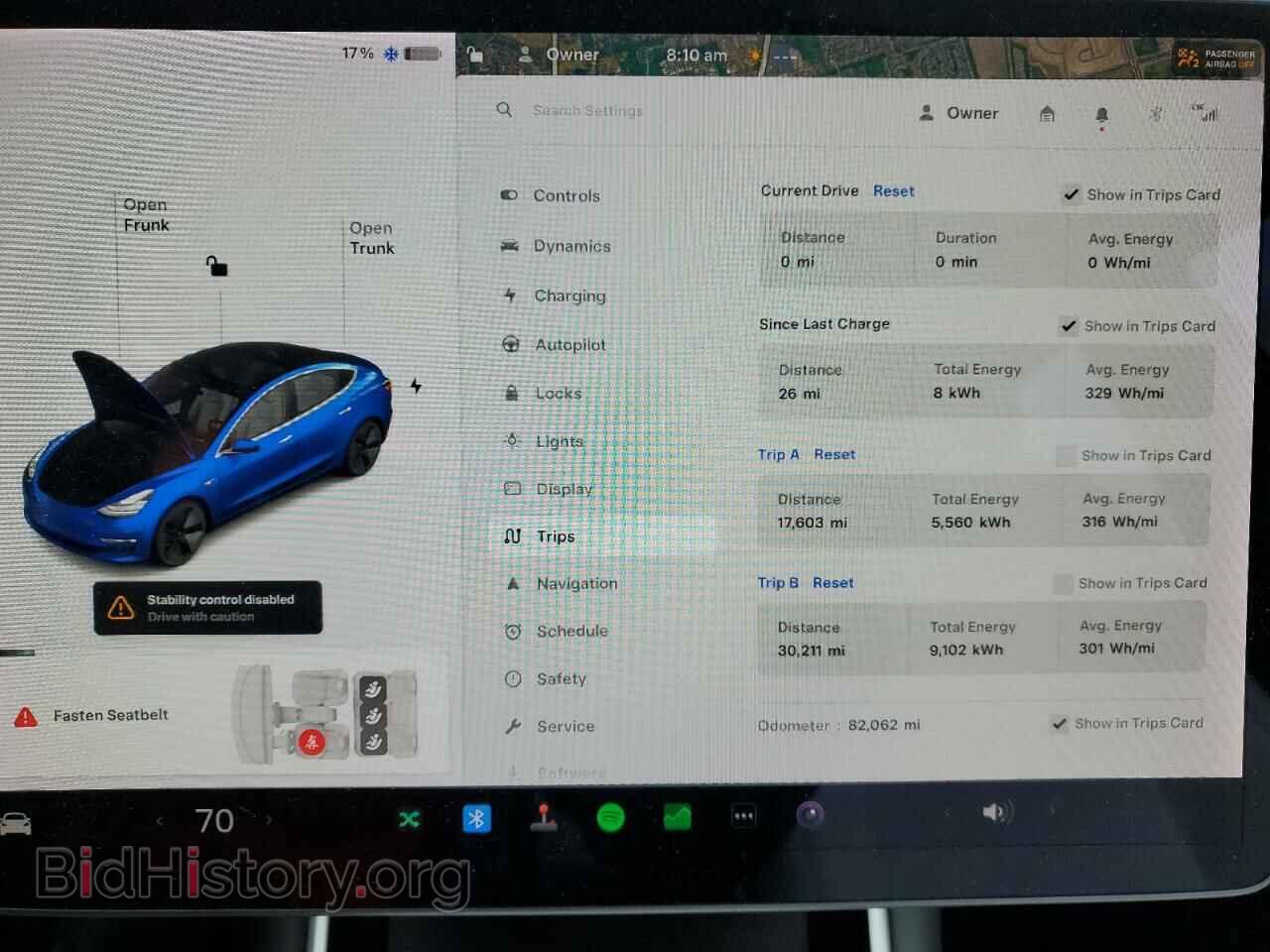 2019 TESLA MODEL 3 - VIN: 5YJ3E1EB1KF194945 - Photo 9