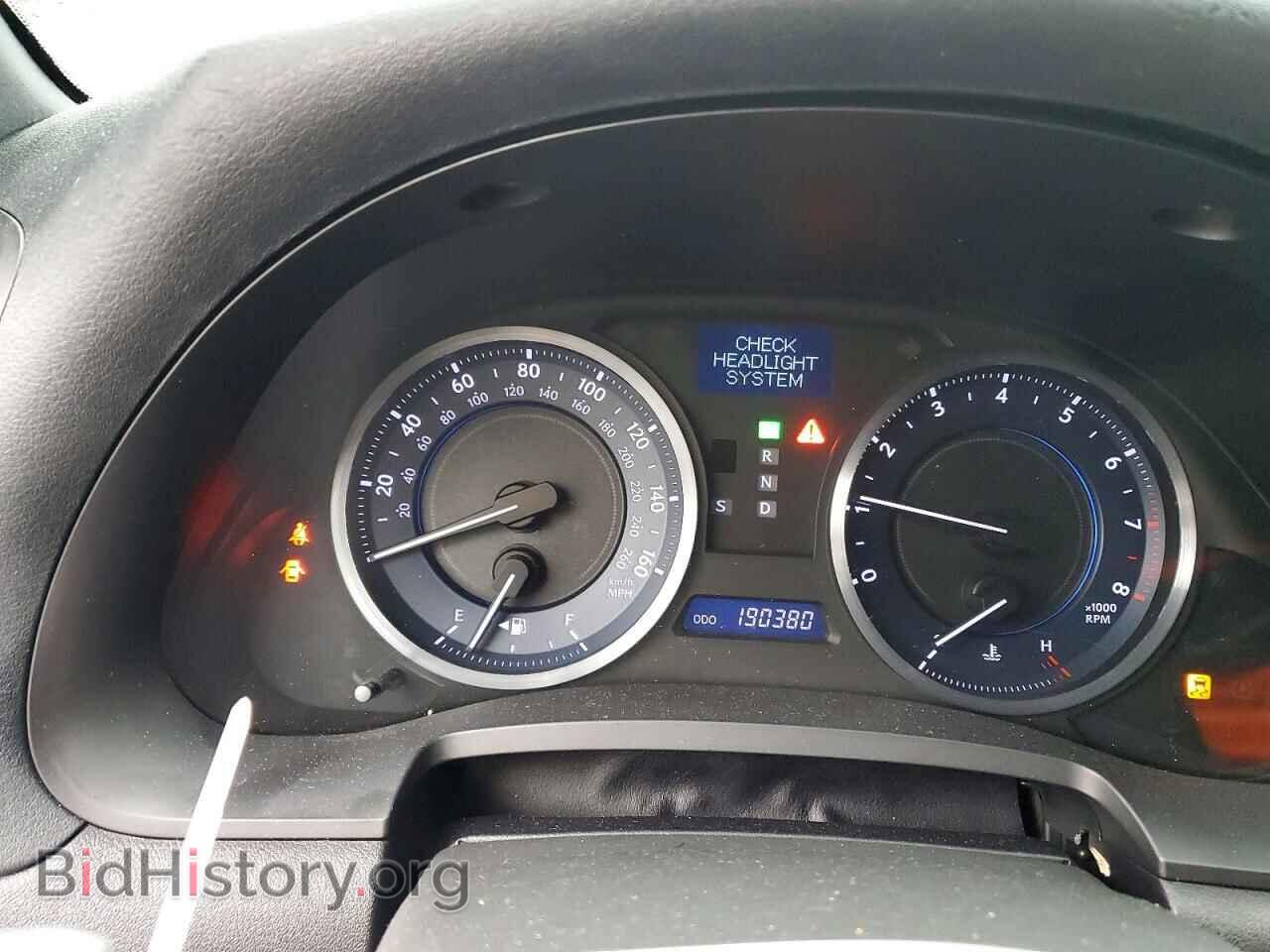 2012 LEXUS IS 250 - VIN: JTHBF5C22C5170190 - Photo 9