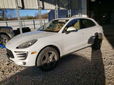 2016 Porsche MACAN S, white — VIN WP1AB2A51GLB49724, Copart