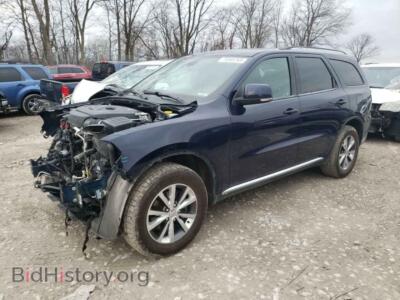 2016 Dodge DURANGO Limited, синий — VIN 1C4RDJDG2GC455837, Copart