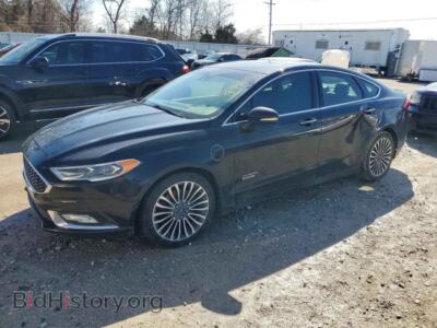 2017 Ford FUSION Titanium PHEV, черный — VIN 3FA6P0SU8HR105151, Copart