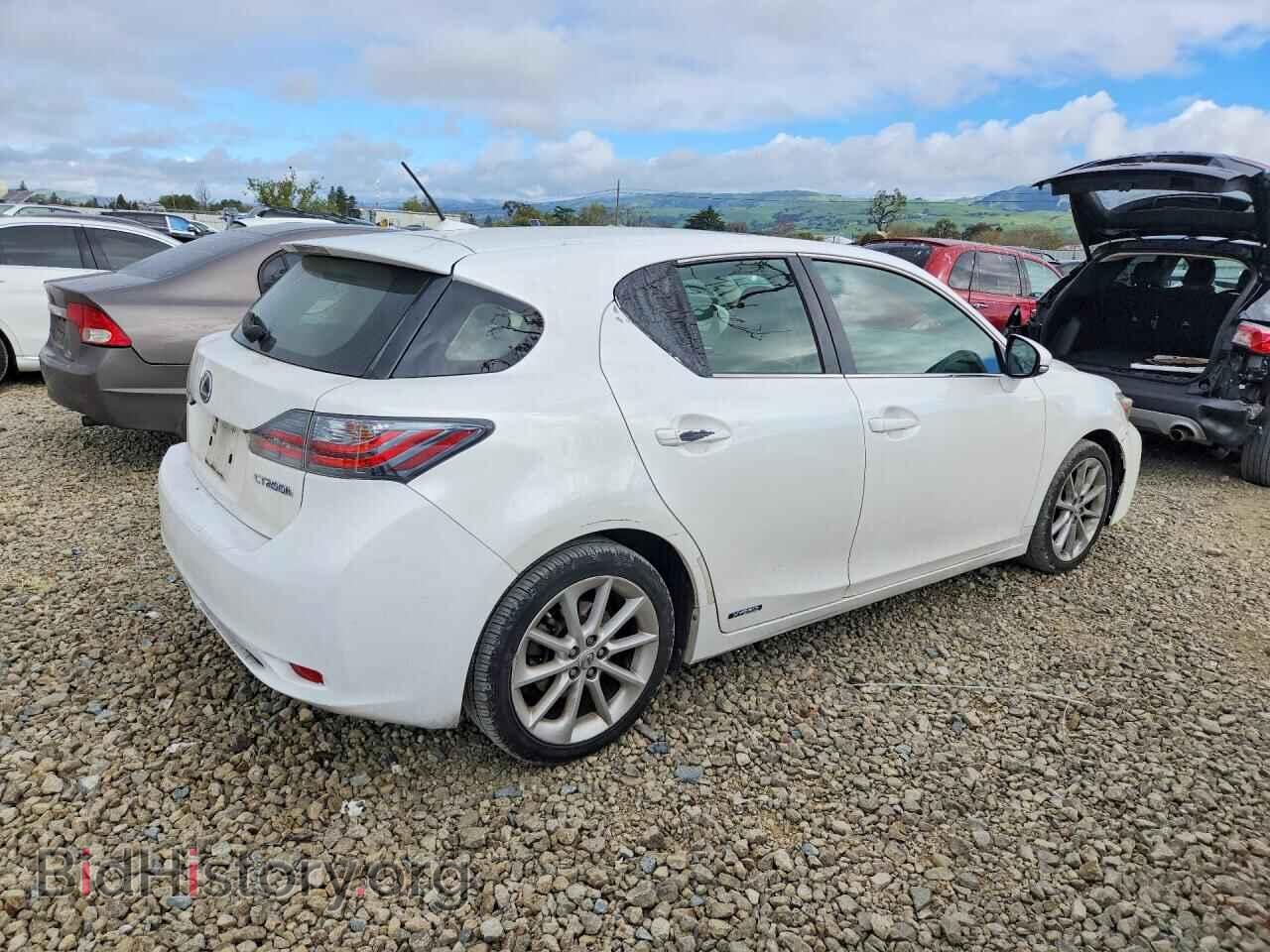 2012 LEXUS CT 200 - VIN: JTHKD5BH7C2067358 - Фото 3
