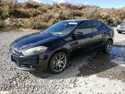 2014 Dodge DART SXT, black — VIN 1C3CDFBB9ED768423, Copart
