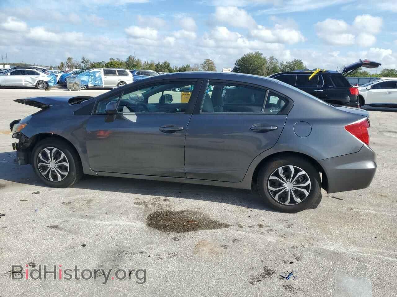 2012 HONDA CIVIC - VIN: 2HGFB2F54CH304842 - Фото 2