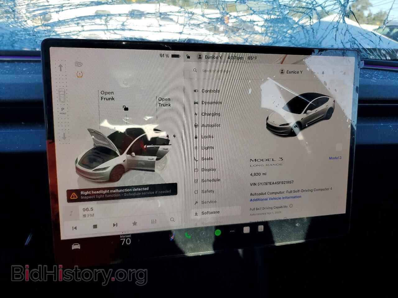 2025 TESLA MODEL 3 - VIN: 5YJ3E1EA4SF921857 - Photo 9