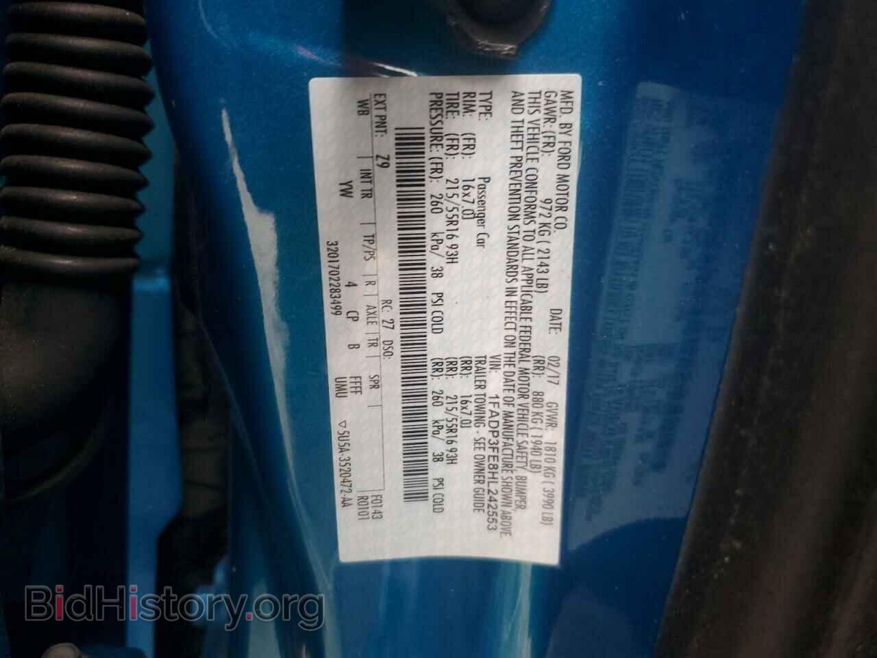 2017 FORD FOCUS - VIN: 1FADP3FE8HL242553 - Photo 12