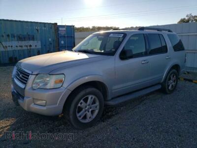 2010 Ford EXPLORER XLT, silver — VIN 1FMEU7DE7AUA39361, Copart