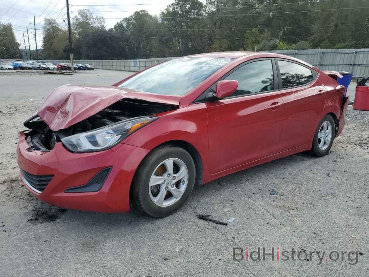 Photo KMHDH4AEXEU215697 - HYUNDAI ELANTRA 2014