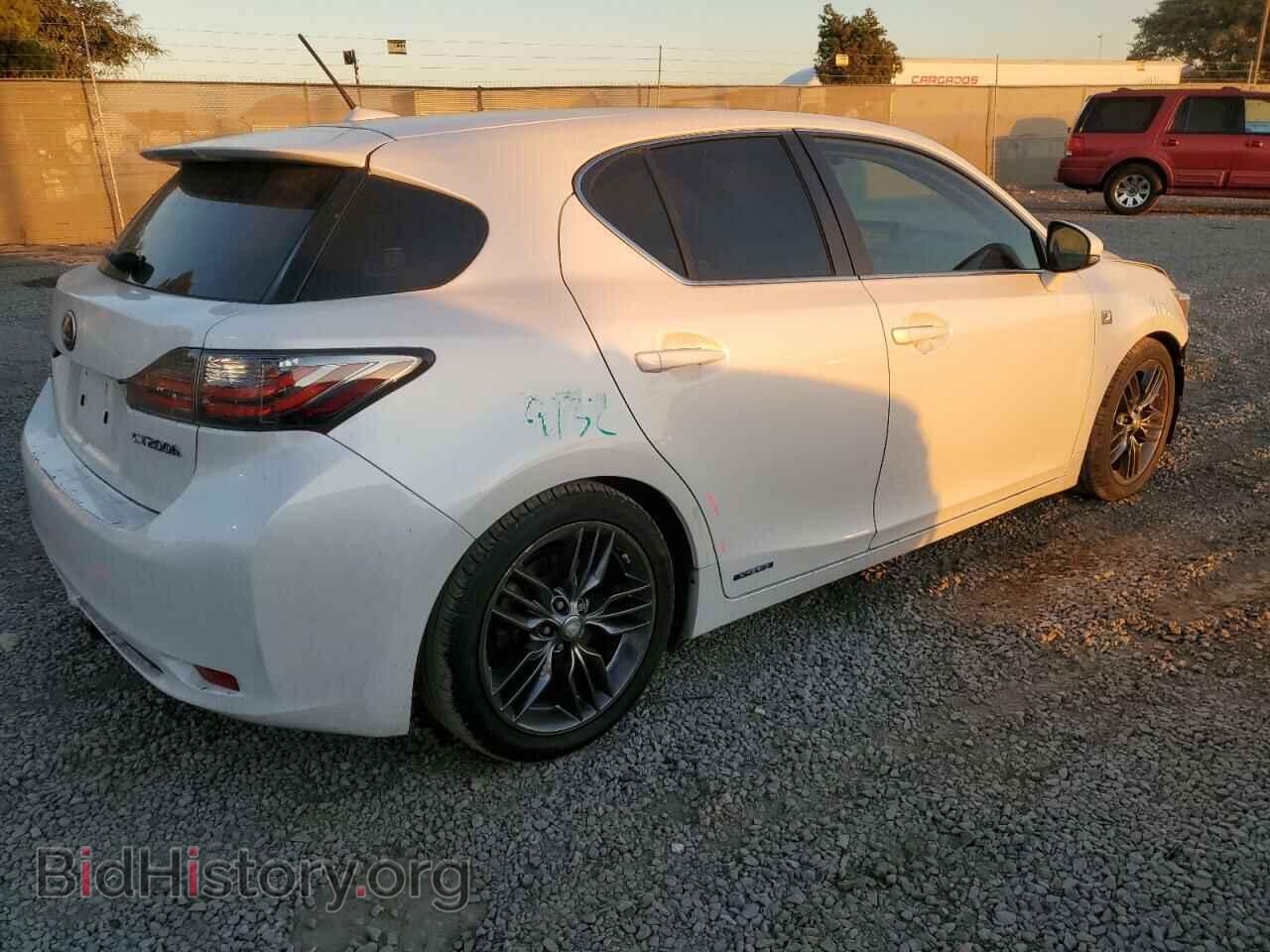 2012 LEXUS CT 200 - VIN: JTHKD5BH2C2064254 - Фото 3