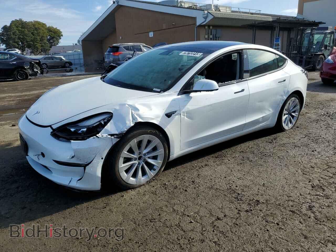 Photo 5YJ3E1EA5NF143847 - TESLA MODEL 3 2022