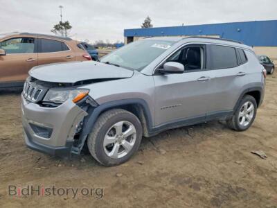 2018 Jeep COMPASS Latitude, silver — VIN 3C4NJDBB9JT418621, Copart