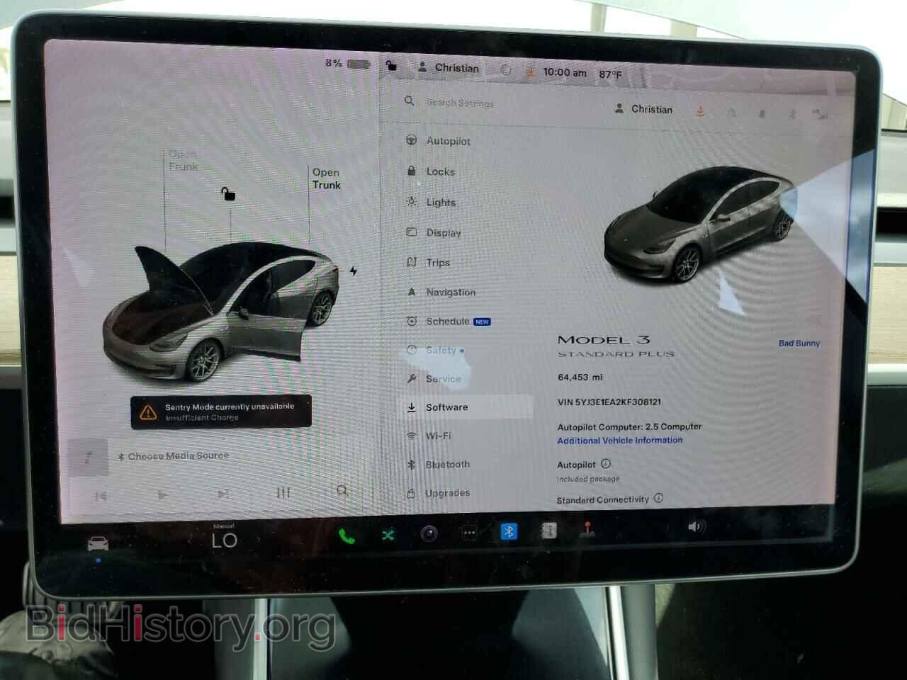 2019 TESLA MODEL 3 - VIN: 5YJ3E1EA2KF308121 - Фото 9