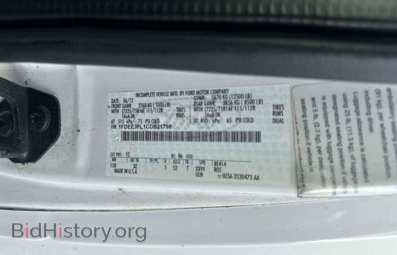 2012 FORD ALL Models - VIN: 1FDEE3FL1CDB21798 - Фото 10