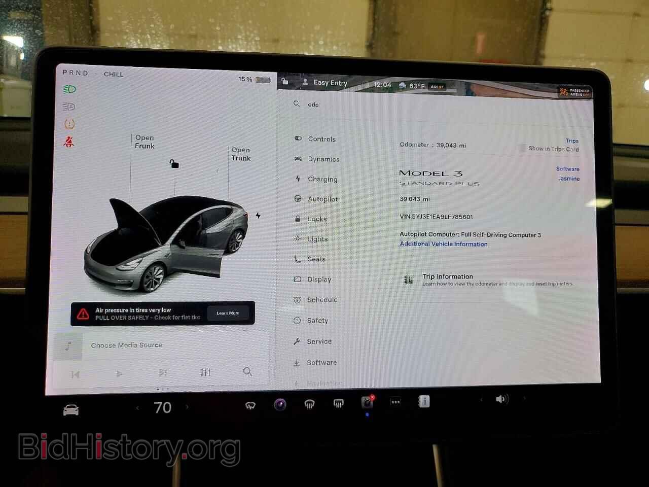 2020 TESLA MODEL 3 - VIN: 5YJ3E1EA9LF785601 - Photo 9