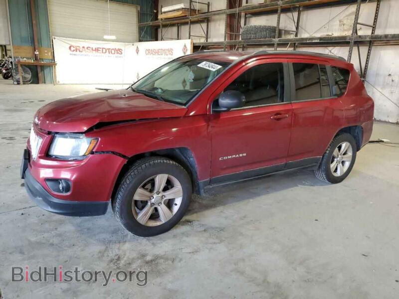 2014 Jeep COMPASS Sport (VIN 1C4NJDBB8ED879742) — фото 1 из 13, Copart, повреждение: передняя часть