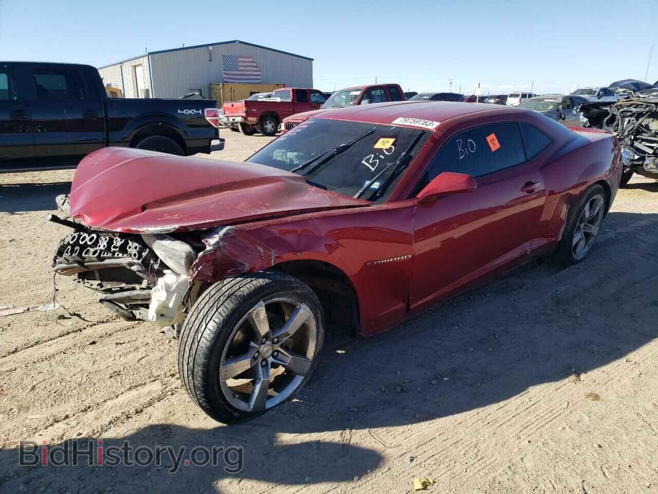 Photo 2G1FB1E38D9190180 - CHEVROLET CAMARO 2013