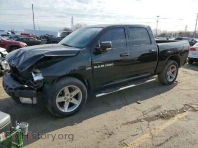 2012 Dodge RAM 1500 Sport, черный — VIN 1C6RD7MT3CS309910, Copart