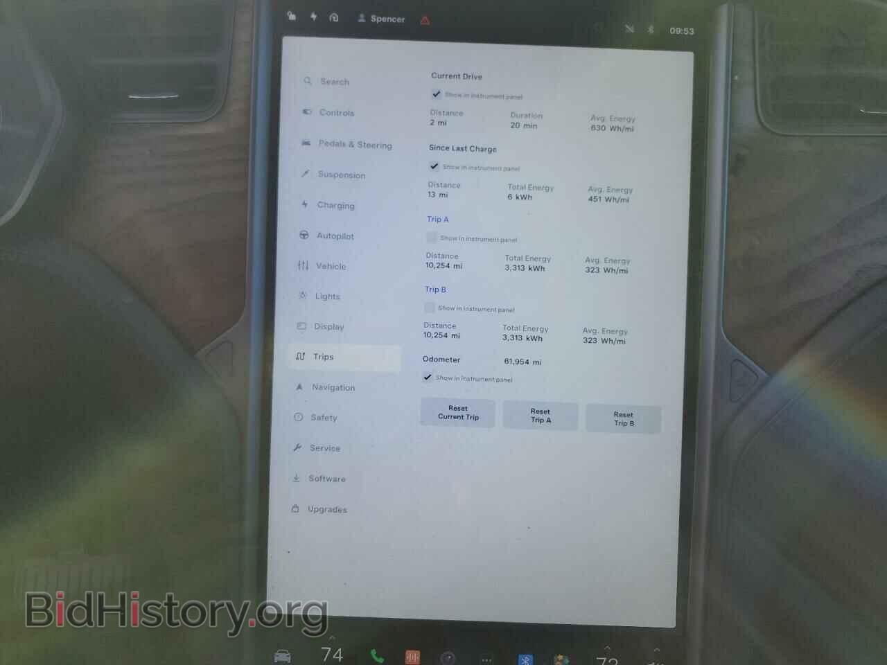 2019 TESLA MODEL X - VIN: 5YJXCAE29KF184414 - Photo 9
