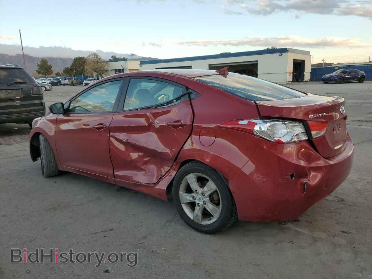 2012 HYUNDAI ELANTRA - VIN: KMHDH4AE0CU189740 - Фото 2