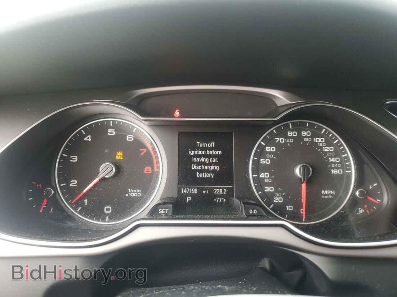 2013 AUDI A4 - VIN: WAUBFAFL0DN039174 - Фото 9