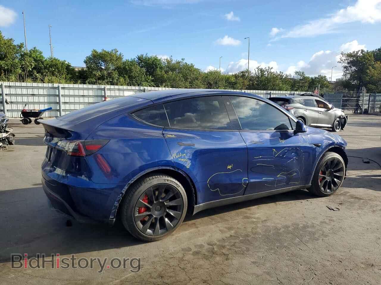 2022 TESLA MODEL Y - VIN: 7SAYGDEE9NF431460 - Фото 3