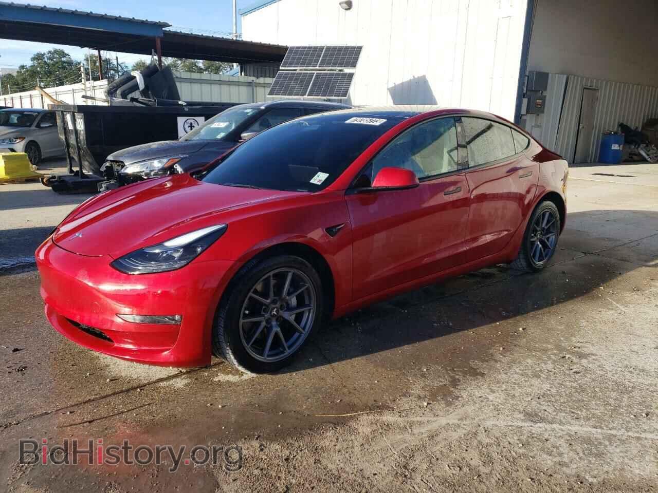 Photo 5YJ3E1EB0NF188543 - TESLA MODEL 3 2022