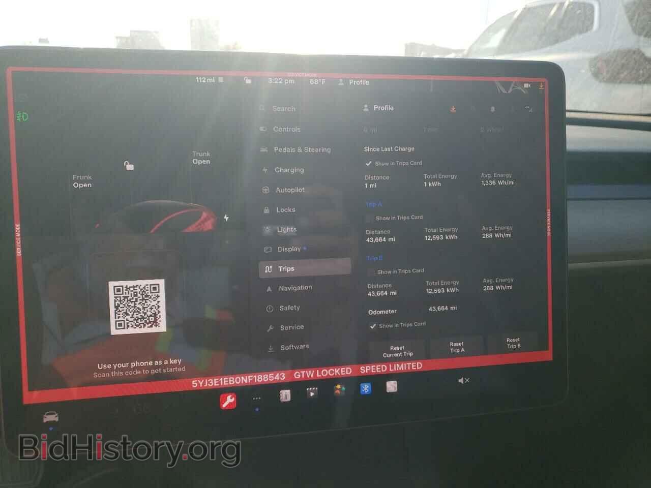 2022 TESLA MODEL 3 - VIN: 5YJ3E1EB0NF188543 - Фото 9