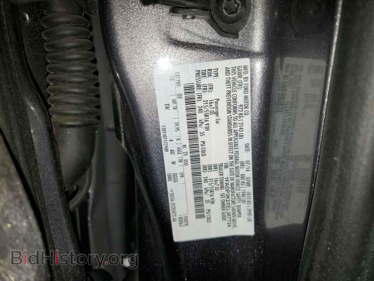 2014 FORD FOCUS - VIN: 1FADP3K2XEL367724 - Photo 12